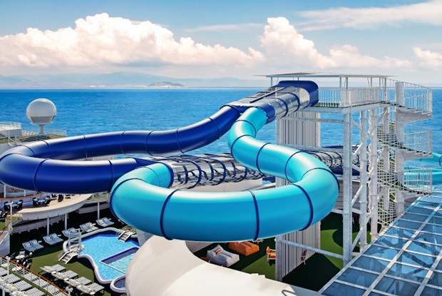 Twin Racer Waterslide